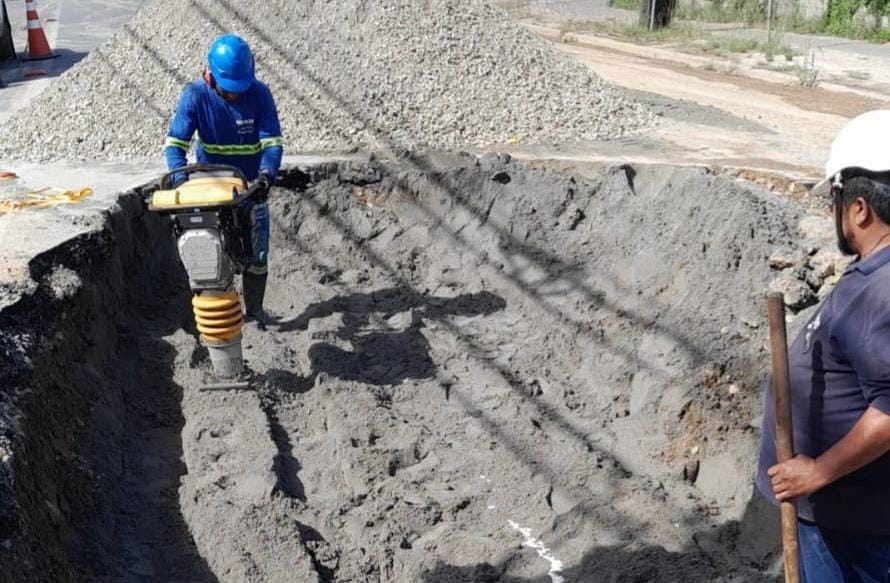 Guas De Joinville Conclui Reparo Emergencial Ap S Rompimento De